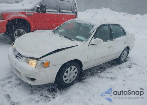 2001 Toyota Corolla Le из США, поврежденный, VIN 2T1BR12EX1C481508